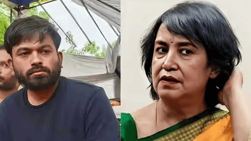 বাংলাদেশের জুলাই আন্দোলনের সঙ্গে আমাদের তুলনা করবেন না: তসলিমাকে ককরোচ নেতা