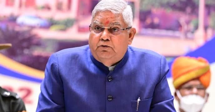 ভারতের উপরাষ্ট্রপতির পদ থেকে ইস্তফা জগদীপ ধনকড়ের