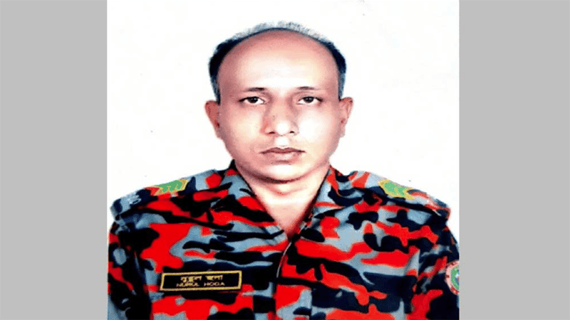 টঙ্গীতে বিস্ফোরণে দগ্ধ ফায়ারফাইটার নুরুল হুদার মৃত্যু