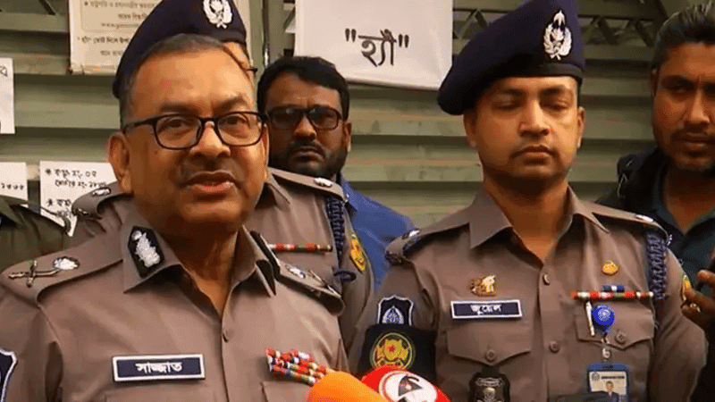 নির্বাচনে কোনো শঙ্কা নেই: ডিএমপি কমিশনার