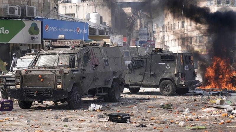 পশ্চিম তীরে ইসরায়েলি হামলায় ১০ ফিলিস্তিনি নিহত