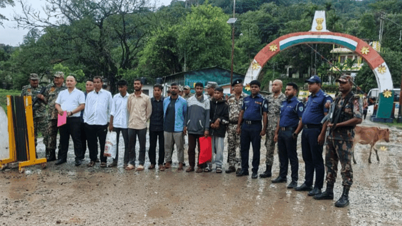 তামাবিল দিয়ে ৭ বাংলাদেশিকে ফেরত পাঠাল ভারত