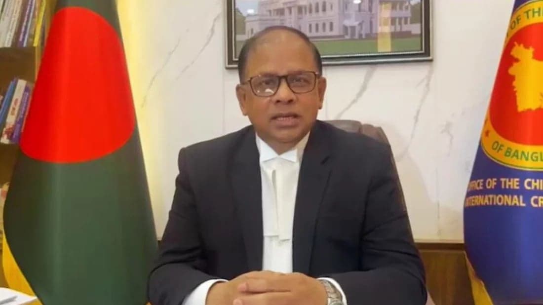 শেখ হাসিনার মৃত্যুদণ্ড বাতিল চেয়ে ট্রাইব্যুনালে পাঠানো চিঠি আদালত অবমাননাকর: চিফ প্রসিকিউটর