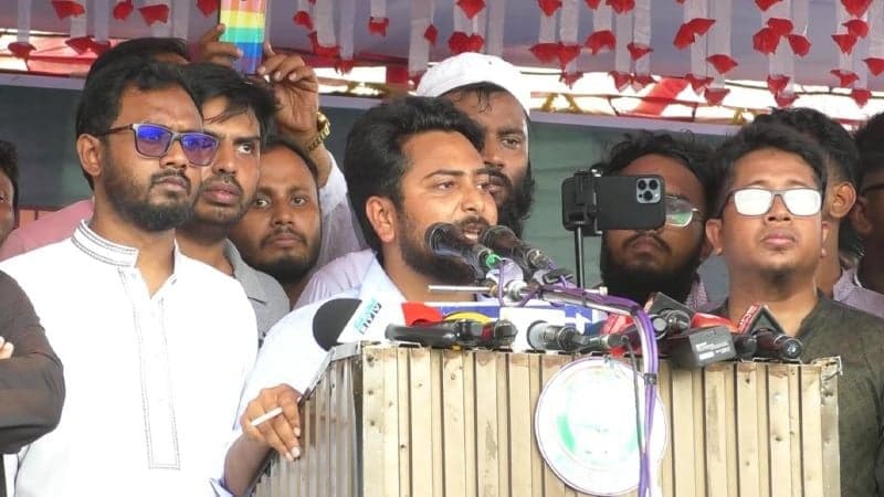 গণ-অভ্যুত্থান না হলে নির্বাচনের স্বপ্ন সম্ভব ছিল না: নাহিদ ইসলাম