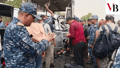 রামপালে নৌবাহিনীর বাস ও মাইক্রোবাসের সংঘর্ষে নিহত ১৩