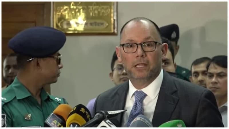 নির্বাচনীকালীন  উত্তেজনা কমাতে পূর্ব শর্ত ছাড়াই সকল পক্ষের সংলাপের আশা করছেন মার্কিন রাষ্ট্রদূত