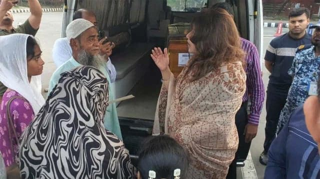 সরকারি ব্যবস্থাপনায় দেশে ফিরল ইরাকে নিহত শ্রাবনের মরদেহ