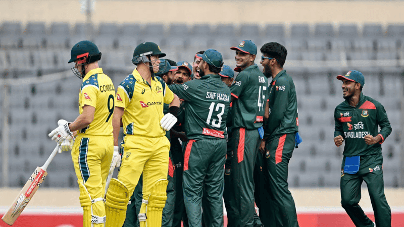 ২১ বছর পর অস্ট্রেলিয়াকে ওয়ানডেতে হারাল বাংলাদেশ