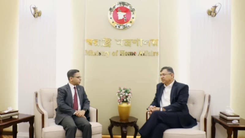 ভারতীয় হাইকমিশনারের সঙ্গে স্বরাষ্ট্রমন্ত্রীর বৈঠক