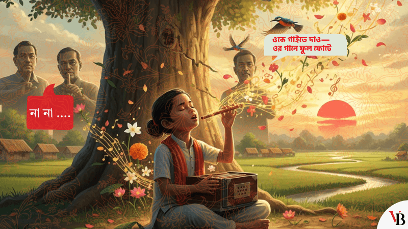 শিশুদের মুখে গান না থাকলে, মনে কি যুদ্ধ জন্মাবে?