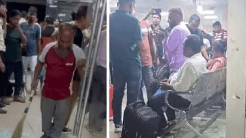 মালিবাগে সিগারেট খেতে বাধা পেয়ে সোহাগ কাউন্টারে হামলা
