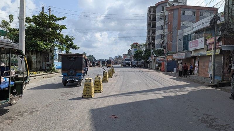 গোপালগঞ্জে কারফিউ বাড়ল শনিবার সকাল পর্যন্ত