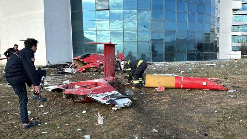 তুরস্কে হেলিকপ্টার বিধ্বস্ত হয়ে নিহত ৪