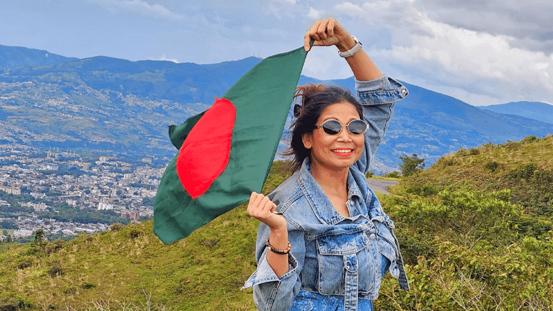 ১৮৪ দেশ ভ্রমণ করে ইতিহাস গড়লেন বাংলাদেশের নাজমুন নাহার