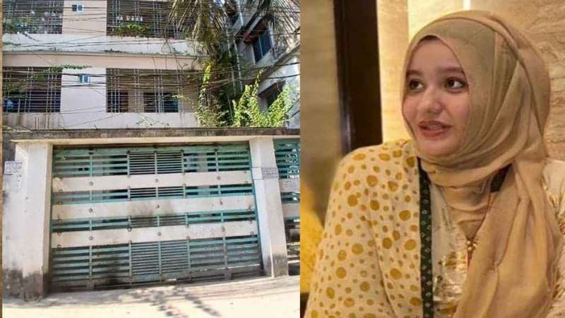 ডাকসু নেত্রী রাফিয়ার বাড়িতে আগুন, ককটেল বিস্ফোরণ 