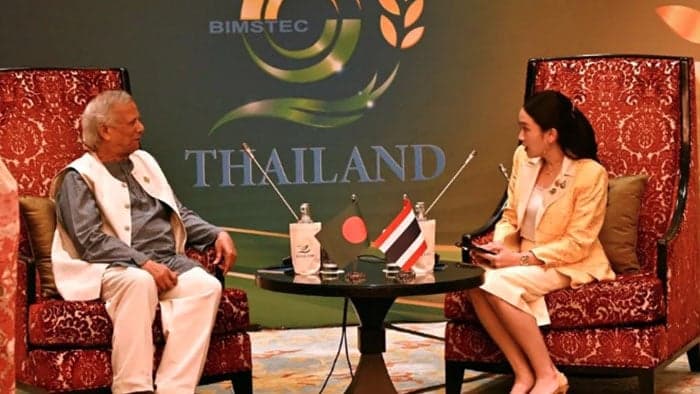 থাই প্রধানমন্ত্রীর সঙ্গে ড. ইউনূসের বৈঠক