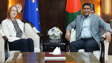 প্রতিরক্ষা উপদেষ্টার সঙ্গে অস্ট্রেলিয়ান হাইকমিশনারের সৌজন্য সাক্ষাৎ