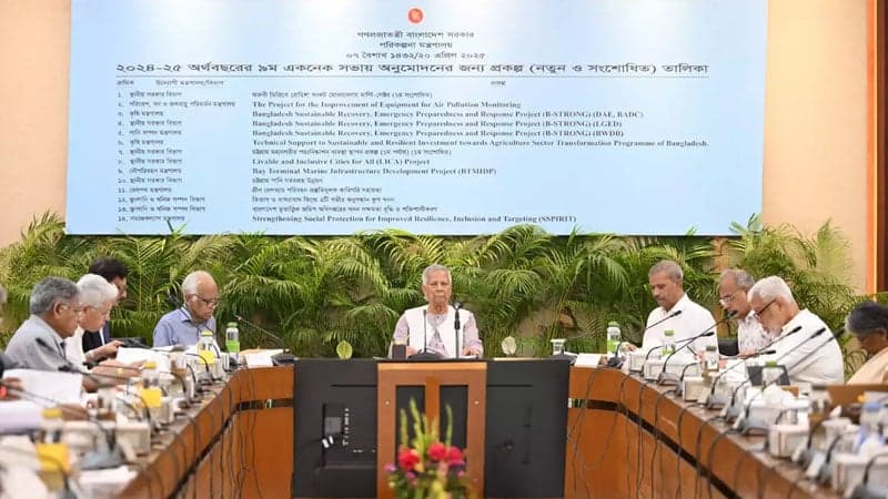 ৮ হাজার ১৪৯ কোটি টাকা ব্যয়ে ১২ প্রকল্প একনেকে অনুমোদন