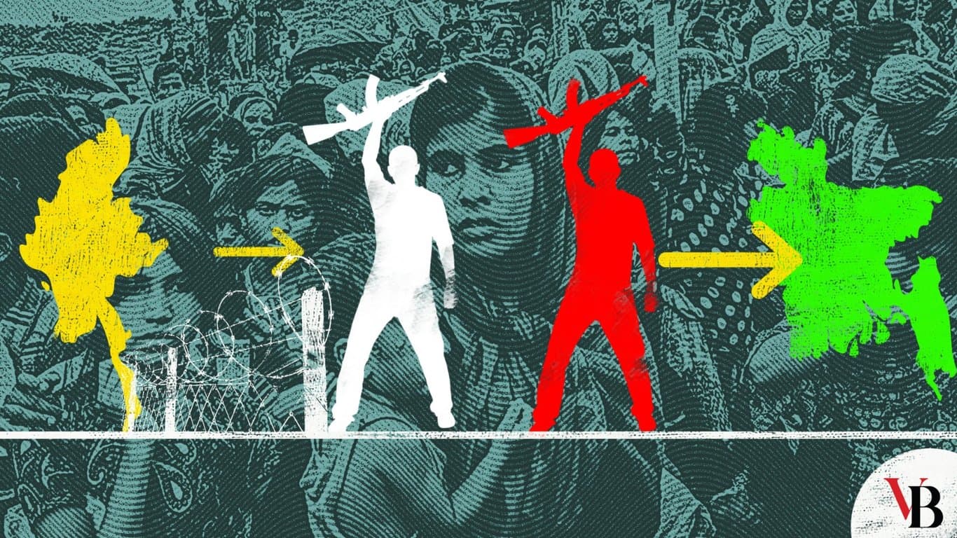 রোহিঙ্গা শরণার্থী শিবিরে সশস্ত্র বিদ্রোহ বন্ধে উদ্যোগ নিন