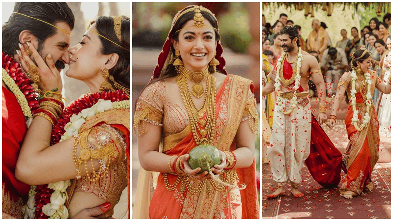 বিয়ের একগুচ্ছ ছবি প্রকাশ করে যা বললেন রাশমিকা-বিজয়