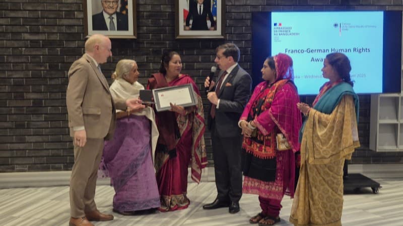 ফ্রাঙ্কো-জার্মান মানবাধিকার পুরস্কার পেলেন সুমাইয়া ইসলাম