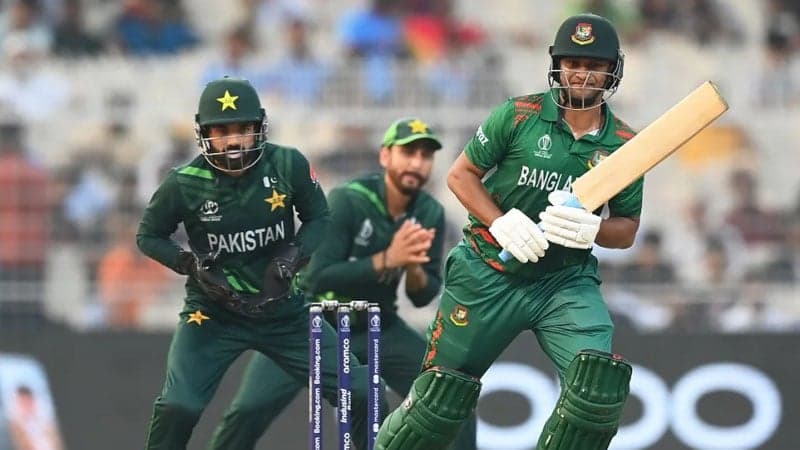 পাকিস্তানের বিপক্ষে বাংলাদেশের সংগ্রহ ২০৪