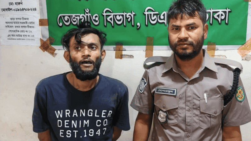 আদাবরের শীর্ষ ছিনতাইকারী ‘পাংখা রুবেল’ গ্রেপ্তার