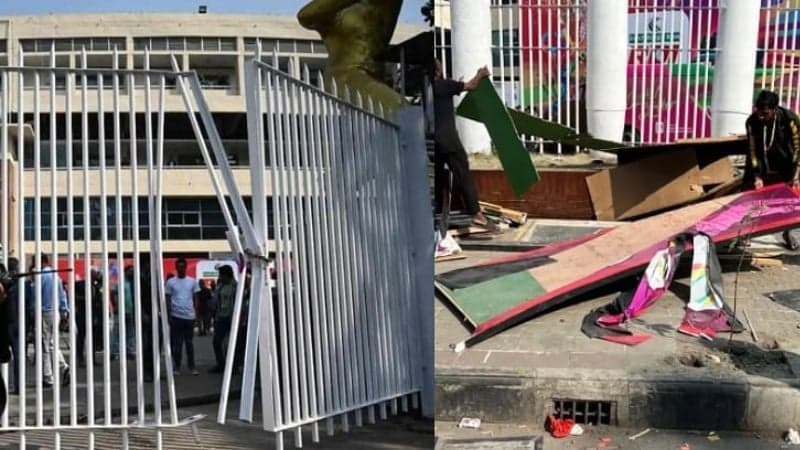 বিপিএলের টিকিট সংকটে মিরপুর স্টেডিয়ামের গেটে ভাঙচুর