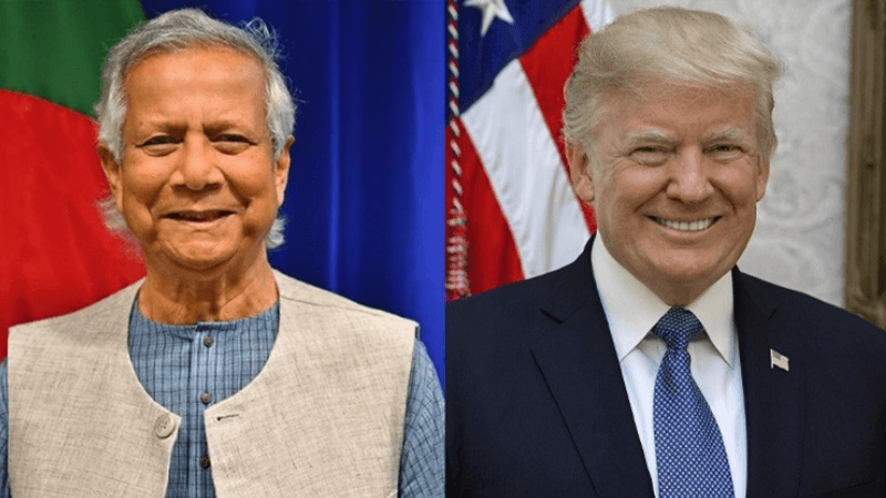ট্রাম্পকে স্বাধীনতা দিবসের শুভেচ্ছা জানালেন প্রধান উপদেষ্টা