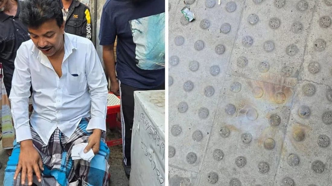 নিউ ইস্কাটনে ককটেল বিস্ফোরণে পথচারী আহত