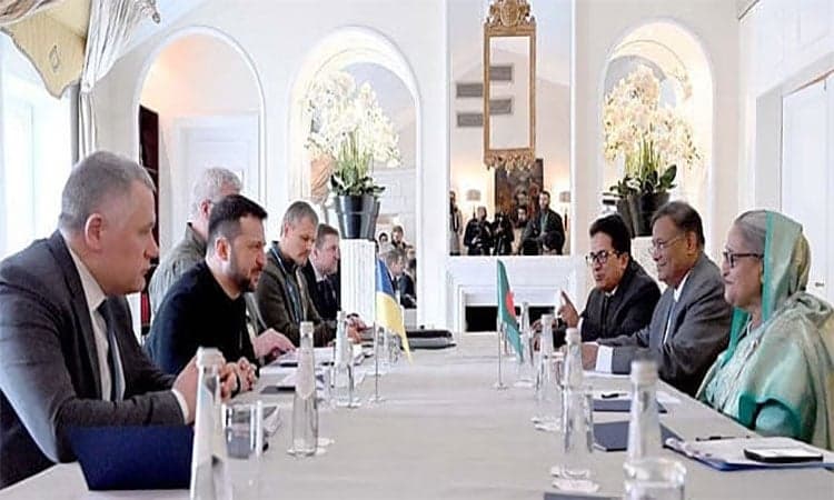 রাশিয়া-ইউক্রেন যুদ্ধ বন্ধের আহ্বান প্রধানমন্ত্রীর