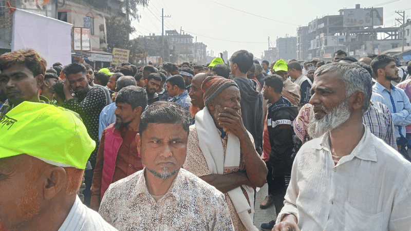তারেক রহমানের অপেক্ষায় বগুড়ার শাজাহানপুর, মাঝিড়ায় জনসমাগম