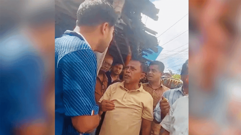 চট্টগ্রামে চাঁদা না পেয়ে পুলিশের সামনে প্রকৌশলীকে মারধর