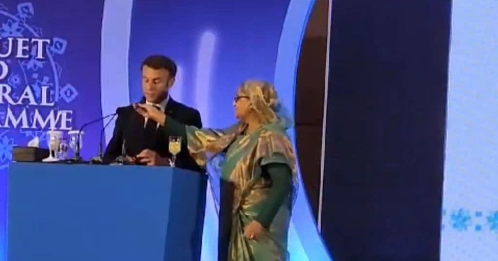 ফ্রান্স আবারও আপনার পাশে থাকবে, হাসিনাকে বললেন মাঁখো