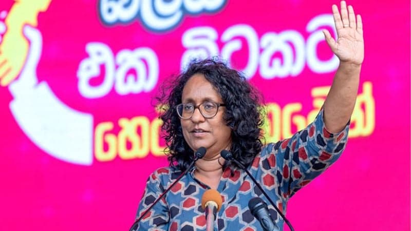 শপথ নিলেন শ্রীলঙ্কার নতুন প্রধানমন্ত্রী হরিণী অমরাসুরিয়া