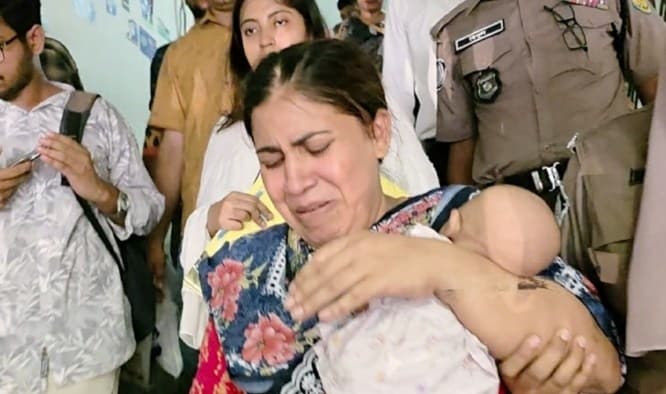 দেড় মাসের সন্তানসহ কারাগারে যুব মহিলা লীগ নেত্রী