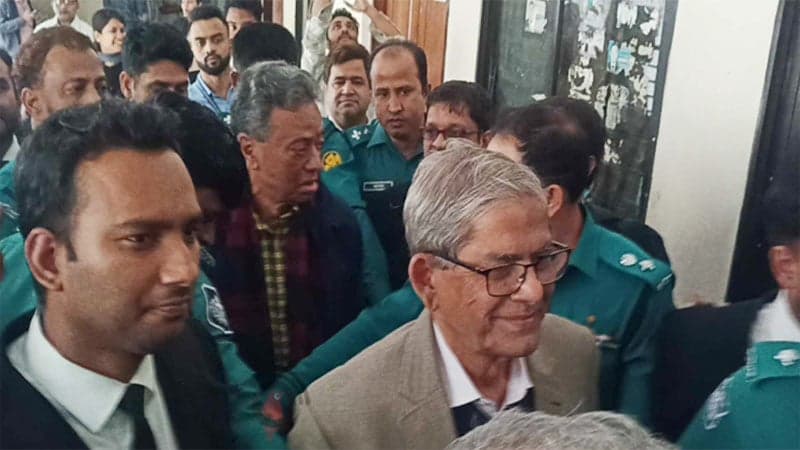 মির্জা ফখরুলকে রিমান্ড নয়, জেলগেটে জিজ্ঞাসাবাদের নির্দেশ