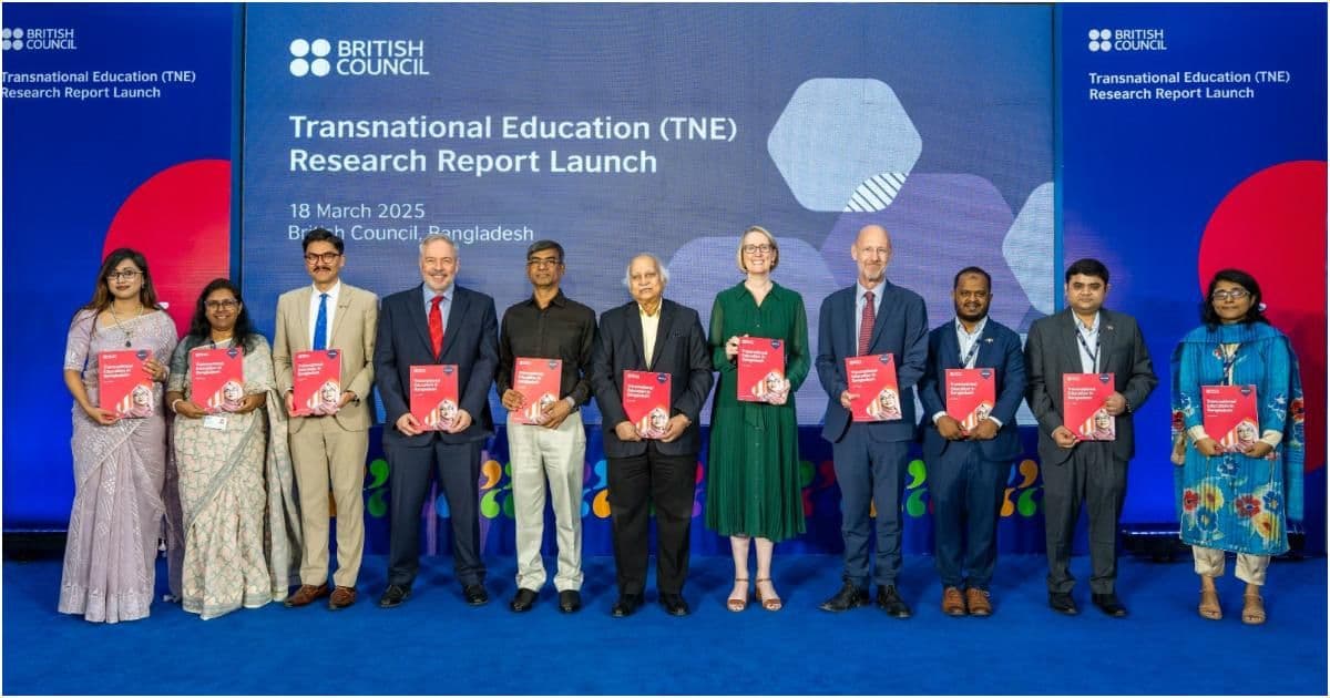 বাংলাদেশে ট্রান্সন্যাশনাল শিক্ষা বিষয়ক গবেষণা প্রতিবেদন প্রকাশ ব্রিটিশ কাউন্সিলের