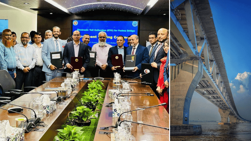 পদ্মা সেতুতে চালু হচ্ছে ইলেকট্রনিক টোল আদায় ব্যবস্থা