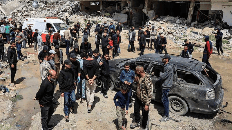 গাজায় স্কুলের কাছে ইসরায়েলি ড্রোন হামলা, নিহত অন্তত ১০