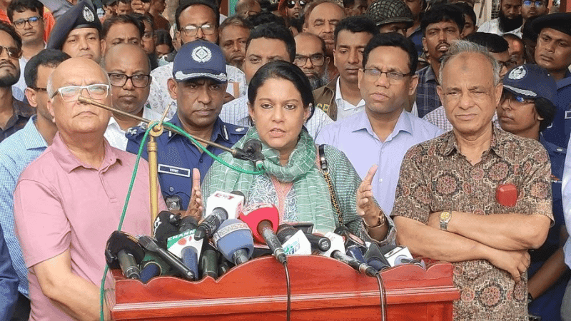 ভবদহ জলাবদ্ধতা নিরসনে আন্তরিকভাবে কাজ করছে সরকার: রিজওয়ানা