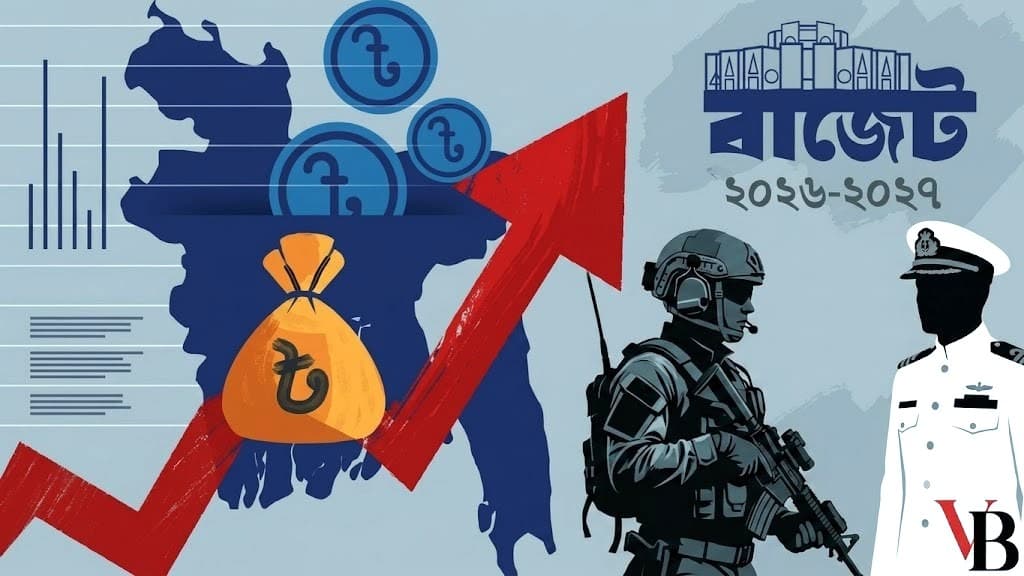 নতুন বাজেটে প্রতিরক্ষা খাতে বরাদ্দ বাড়ল ১ হাজার ৫৯৩ কোটি