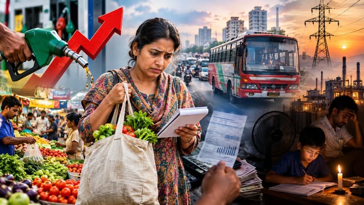 তেলের আগুনে বাজার গরম, লোডশেডিংয়ে রাত, চাপে জনজীবন বেহাল