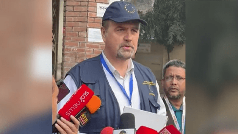 অংশগ্রহণমূলক ও শান্তিপূর্ণ নির্বাচনের প্রত্যাশা ইইউ পর্যবেক্ষক দলের