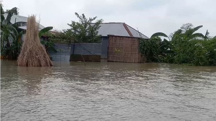 পদ্মার পানি বেড়ে ৩ জেলায় বন্যা, পানিবন্দি হাজারো পরিবার