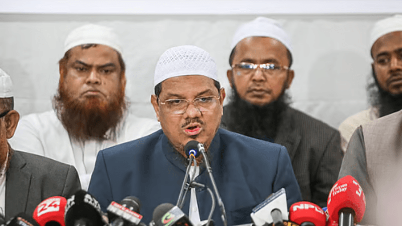 জামায়াত দূতাবাসে আমাদের জঙ্গি হিসেবে উপস্থাপন করেছে: চরমোনাইর পীর