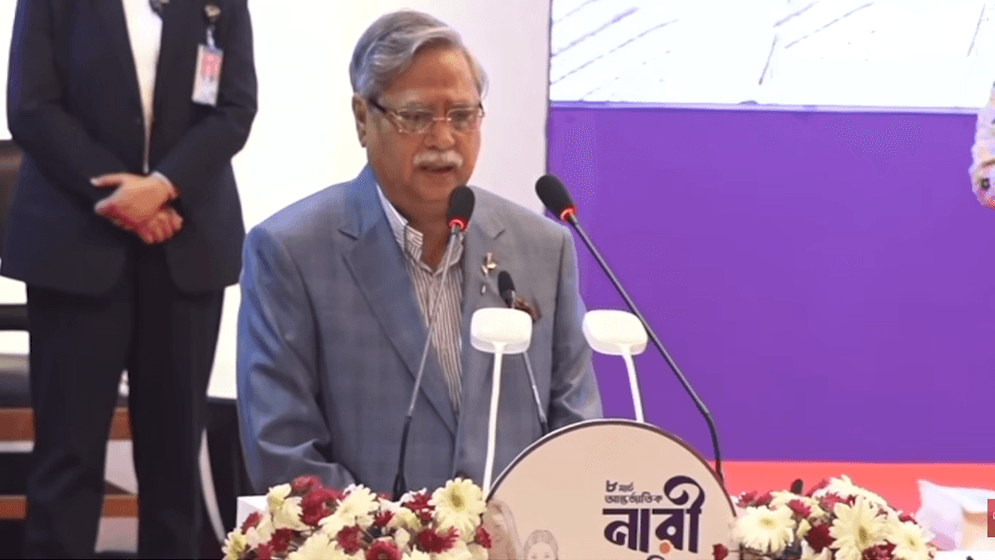 নারীকে মূলধারা থেকে দূরে রেখে জাতীয় অগ্রগতি সম্ভব নয়: রাষ্ট্রপতি