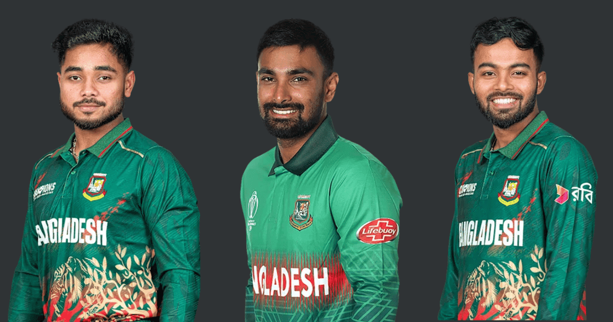 আইসিসি র‍্যাঙ্কিংয়ে বাংলাদেশের তিন তারকার নাটকীয় অবনতি