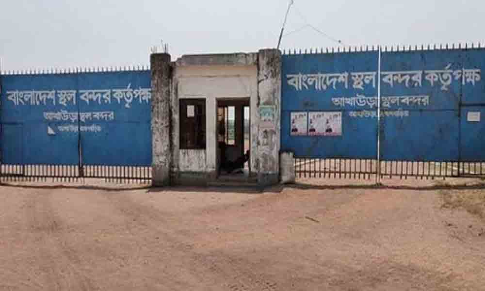 চার দিনের ঈদের ছুটির পর খুললো আখাউড়া স্থলবন্দর