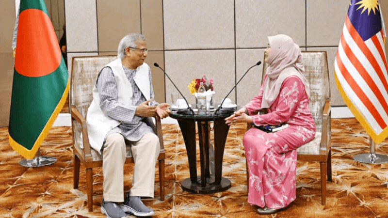 প্রধান উপদেষ্টার সাথে মালয়েশিয়ার শিক্ষামন্ত্রীর বৈঠক